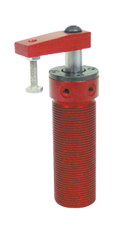 Round Threaded Body Pneumatic Swing Cylinder - #8215 .50'' Vertical Clamp Stroke - With Arm - RH Swing - All Tool & Supply