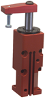 Round Threaded Body Pneumatic Swing Cylinder - #8216 .50'' Vertical Clamp Stroke - With Arm - LH Swing - All Tool & Supply