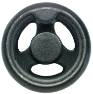 Cast Iron Handwheel (No Holes) - 8'' Wheel Diameter; 1-21/32'' Hub Diameter - All Tool & Supply