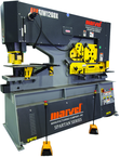 126 Ton - 24" Throat - 15HP, 440V, 3PH Motor Dual Cylinder Complete Integrated Ironworker - All Tool & Supply