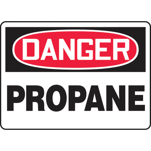 Sign, Danger Propane, 10″ × 14″, Vinyl - All Tool & Supply