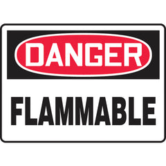 Sign, Danger Flammable, 10″ × 14″, Aluminum - All Tool & Supply