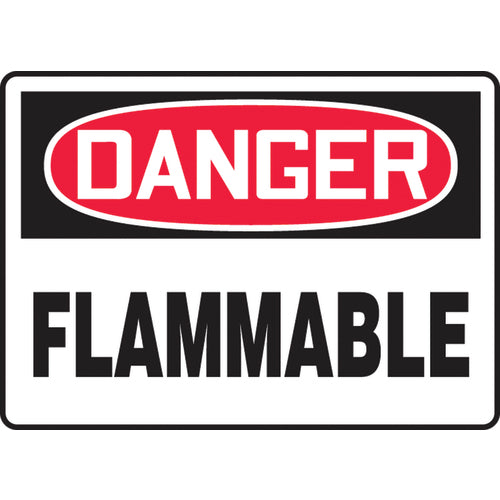 Sign, Danger Flammable, 7″ × 10″, Vinyl - All Tool & Supply