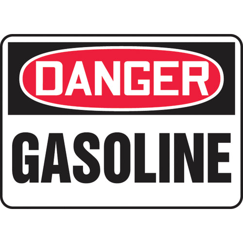 Sign, Danger Gasoline, 10″ × 14″, Vinyl - All Tool & Supply