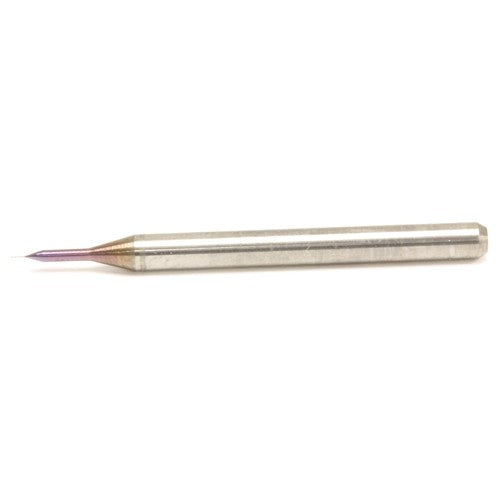 ‎MDUS0150-30C-KP011 0.15 mm Dia. × 3 mm Shank × 1.5 mm Flute Length × 38 mm OAL, TiAlN, External Coolant, Cylindrical Solid Carbide Drill