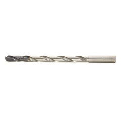 MDW3438XHV12 11/32″ Dia. × 0.394″ Shank × 5.551″ Flute Length × 7.677″ OAL, DEX, External Coolant, Cylindrical Solid Carbide Drill - Exact Industrial Supply