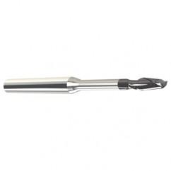 2.5mm Dia. - 3mm LOC - 38mm OAL - 2 FL Carbide End Mill with 3mm Reach-Nano Coated - All Tool & Supply