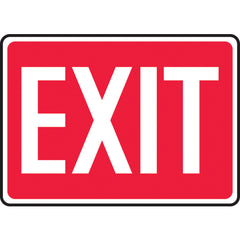 Sign, Exit, 10″ × 14″, Plastic - All Tool & Supply