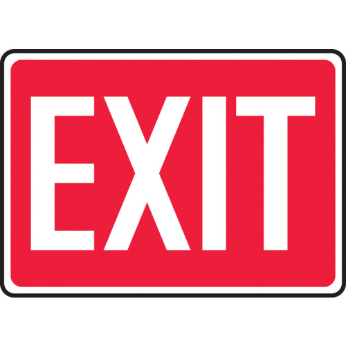 Sign, Exit, 10″ × 14″, Aluminum - All Tool & Supply