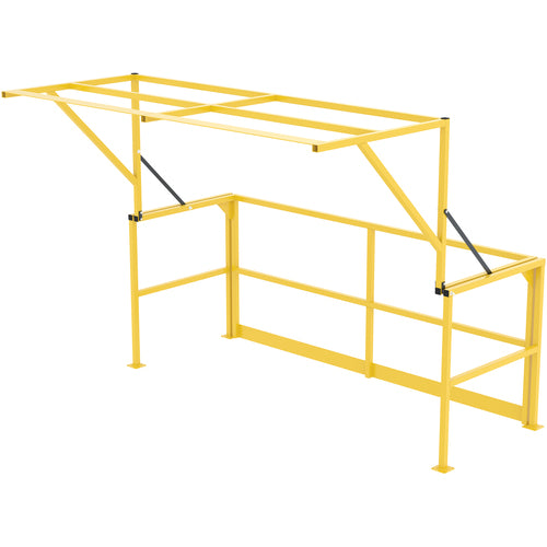 Mezzanine Safety Double Wide Gate - Exact Industrial Supply