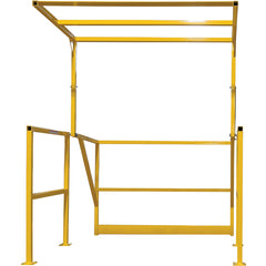 Mezzanine Safety Gate 42″ Rail Height - Exact Industrial Supply