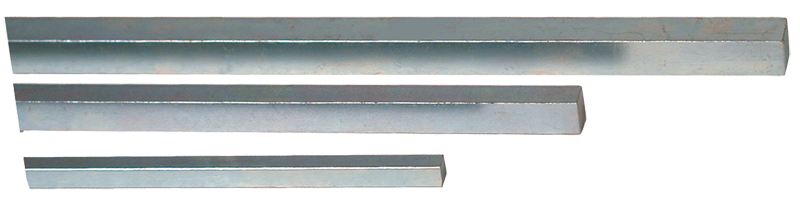 12 x 6 ea. 3/16; 1/4; 5/16; 3/8; 4 ea. 7/16; 1/2'' - Cold Finish Square Key Stock Assortment - All Tool & Supply