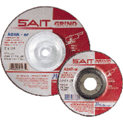 4″ × 1/4″ × 5/8″ - Aluminum Oxide A24R - Depressed Center Wheel - All Tool & Supply