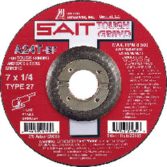 9″ × 1/4″ × 7/8″ - Aluminum Oxide A24N - Depressed Center Wheel - All Tool & Supply