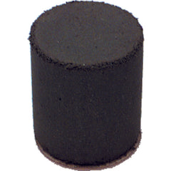 1x 7/8″ × 1/4″ - Cylinder Resin Bonded Rubber Cone (Fine Grit) - All Tool & Supply