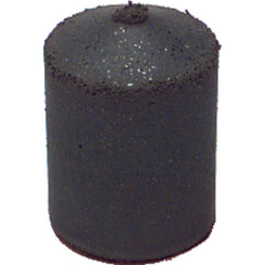 1 1/4″ × 7/8″ × 1/4″ - Pointed Resin Bonded Rubber Cone (Coarse Grit) - All Tool & Supply