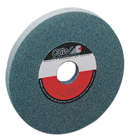 7 x 1 x 1-1/4'' - Silicon Carbide (GC) 80-I Type 5 (3 x 1/2) Surface Grinding Wheel - All Tool & Supply