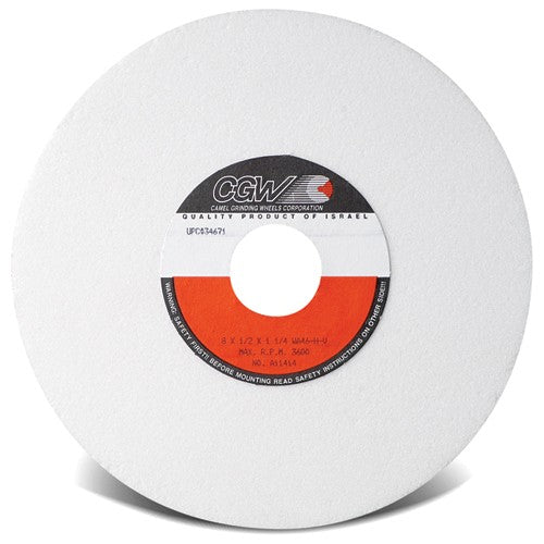 7″ × 1/4″ × 1 1/4″ - Aluminum Oxide (WA) / 80K Type 1 - Surface Grinding Wheel