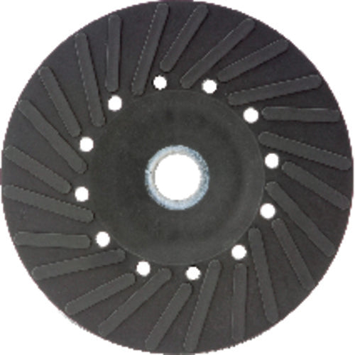 5″ - Smooth Bore - Spiral Pattern - Polymer Backing Plate For Resin Fibre Disc Without Nut - All Tool & Supply