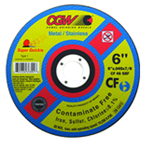 5″ × 0.045″ × 7/8″ - Aluminum Oxide 60 Grit Type 1 - Cut-Off Wheel - All Tool & Supply