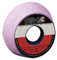 4/3 x 1-1/2 x 1-1/4" - Aluminum Oxide (PA) / 60K Type 11 - Tool & Cutter Grinding Wheel - All Tool & Supply