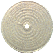 6 x 1/2 - 1'' (80 Ply) - Cotton Sewed Type Buffing Wheel - All Tool & Supply