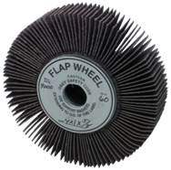 4 x 2" - 120 Grit - Aluminum Oxide - Non-Woven Flap Wheel - All Tool & Supply