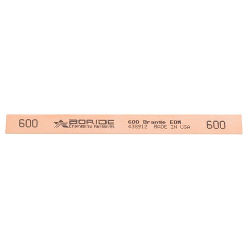 1/8″ × 1/2″ × 6″-600 Grit - Rectangular Shaped Orange EDM Stone - All Tool & Supply