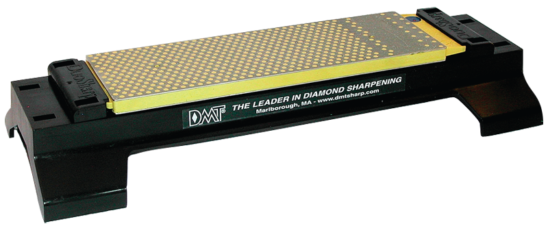 8 x 2-5/8 x 3/8" - X-Fine/Fine Grit - Rectangular Bench Model Duo-Sharp Diamond Whetstone with Base - All Tool & Supply