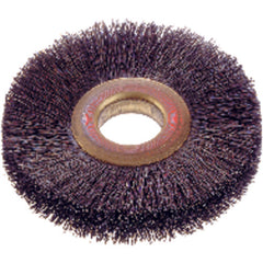 1 3/8″ Diameter-1/4″ Arbor Hole - Steel Wire Straight Wheel - All Tool & Supply