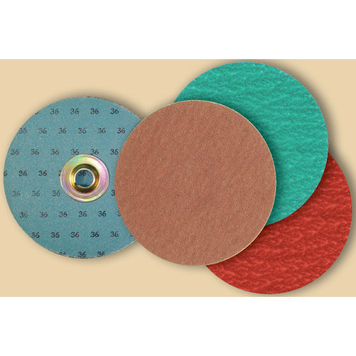 ‎4 1/2″ × 5/8″-11-80 Grit - Ceramic - Turn-On Quick Change Disc Alt mfg # 524885 - All Tool & Supply