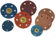 6 x 2 x 1'' - Medium Grit - Aluminum Oxide Metal Finishing Non-Woven Wheel - All Tool & Supply