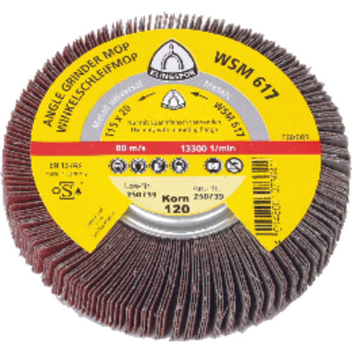 4 1/2″-120 Grit - Aluminum Oxide - WSM 617 Quick Change Flap Wheel - All Tool & Supply