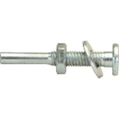 Fits 1/2″ Arbor Hole-1/4″ Shank - 1 7/8″ Overall Length - Flat Head Arbor for Abrasives - All Tool & Supply