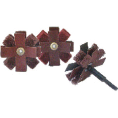 ‎3″ × 3/4″-1/4″-20 Eyelet-120 Grit - Aluminum Oxide Buff and Blend Combi Cross Buff Alt mfg # 727410 - All Tool & Supply