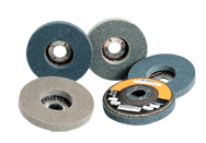 4-1/2 x 7/8'' - Medium Grit - Silicon Carbide BriteRite Type 27 Unitized Wheel - All Tool & Supply