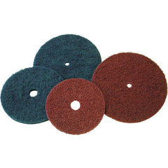 8″ × 1/2″ - Eyelet - Medium Grit - Aluminum Oxide Buff & Blend Disc (Tan) Alt mfg # 870910 - All Tool & Supply