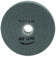 6 x 1 x 1'' - Fine Grit - Silicon Carbide Light Deburring Non-Woven Wheel - All Tool & Supply