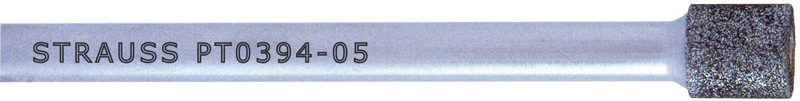 .394 x .394 x 1/4" - Medium Grit - Diamond Mandrel - All Tool & Supply