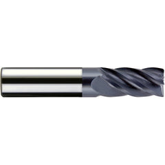 ‎1/4″ Dia. × 1/4″ Shank × 3/4″ DOC × 2-1/2″ OAL, Carbide, veri4, 5 Flute, Plain, External, Corner Radius, Solid End Mill Series/List #5102