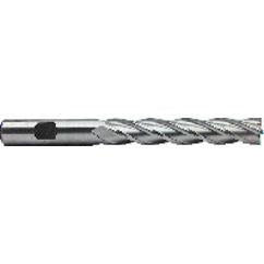 1 Dia. x 8-1/2 Overall Length 4-Flute Square End High Speed Steel SE End Mill-Round Shank-Non-Center Cutting-Uncoated - All Tool & Supply