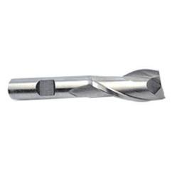 6mm Dia. x 2-5/16 Overall Length 2-Flute Square End M-42 Cobalt SE End Mill-Round Shank-Center Cut-Uncoated - All Tool & Supply