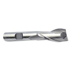 18mm Dia. x 3-7/16 Overall Length 2-Flute Square End M-42 Cobalt SE End Mill-Round Shank-Center Cut-Uncoated - All Tool & Supply