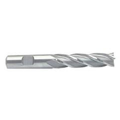 1/2 Dia. x 4 Overall Length 4-Flute Square End M-42 Cobalt SE End Mill-Round Shank-Center Cut-Uncoated - All Tool & Supply