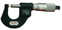 #T216XRL-1 - 0 - 1'' Measuring Range - .0001 Graduation - Ratchet Thimble - Carbide Face - Digital Outside Micrometer - All Tool & Supply