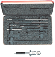 #124BZ - 2 - 12'' Measuring Range - .001 Graduation - Hardened & Ground Face - Inside Micrometer - All Tool & Supply