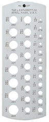 #187 - 1/16 to 1/2" - Drill Gage - All Tool & Supply