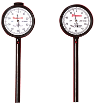 #650B5 - 0-50-0 Dial Reading - Back Plunger Dial Indicator w/ 3 Pts & Deep Hole Attachment - All Tool & Supply