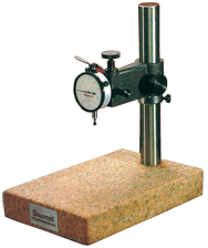 #653GJ - Kit Contains: .0005" Graduation; 0-25-0 Reading - Pink Granite Stand & Dial Indicator - All Tool & Supply