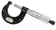 #T436.1XRL-2   1 - 2'' Measuring Range - .001 Graduation - Ratchet Thimble - Carbide Face - Outside Micrometer - All Tool & Supply